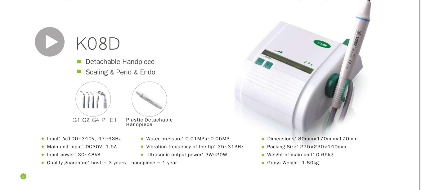 Ultrasonic Scaler - K08D