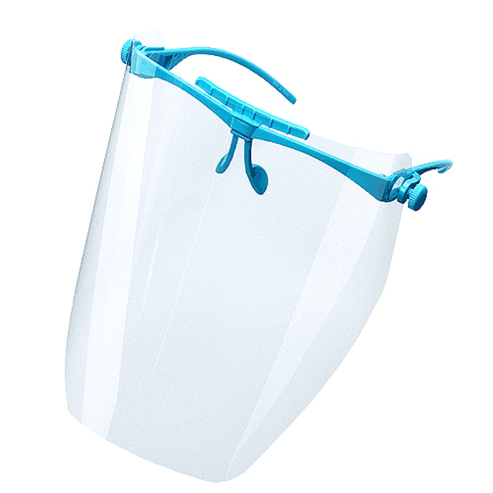 Face Shield with  Frame (1 pc Face +  5 Shields)